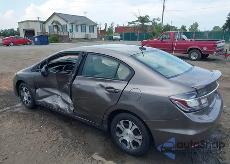 2014 Honda Civic Hybrid из США, поврежденный, VIN 19XFB4F21EE000706